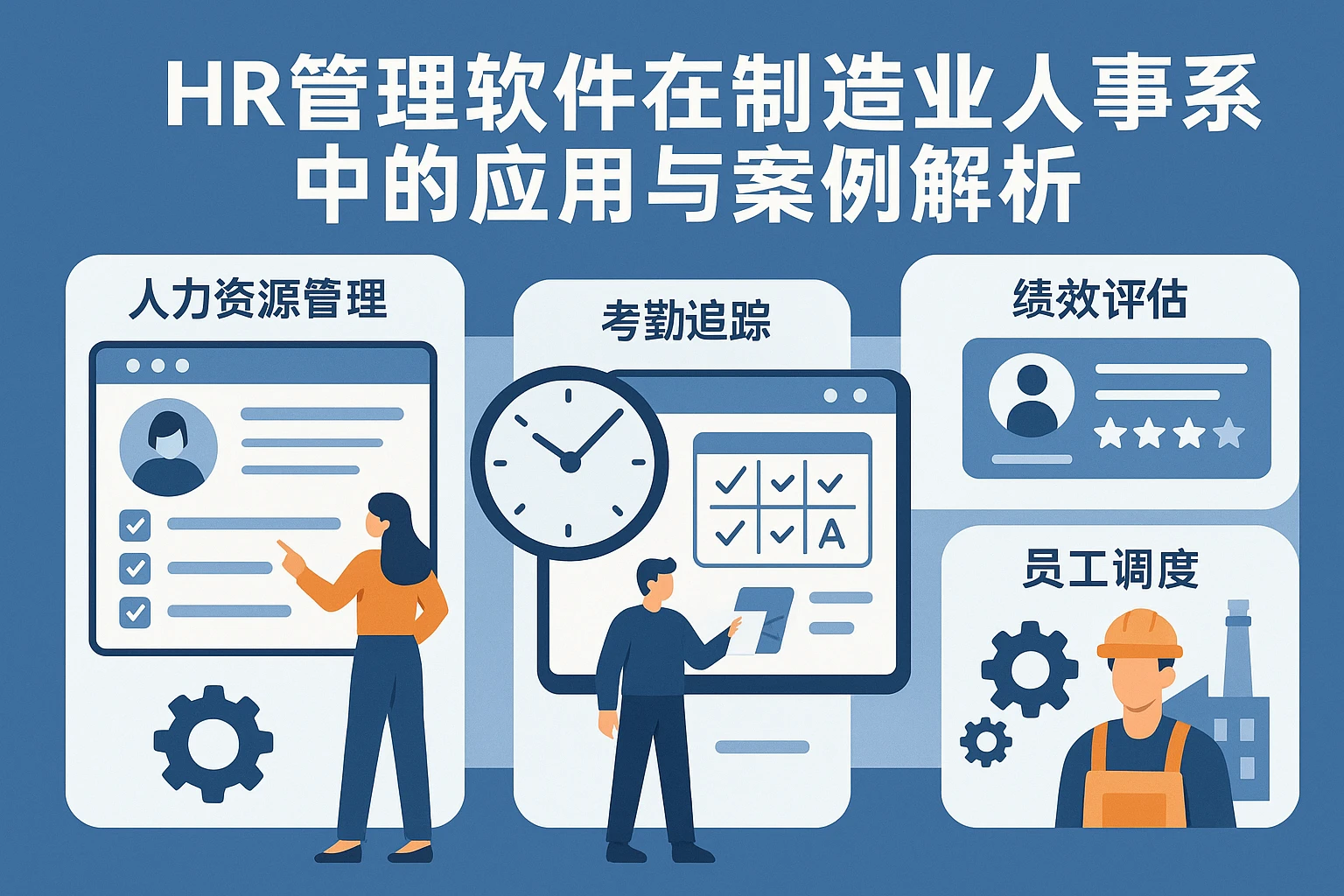 HR管理软件在制造业人事系统中的应用与案例解析