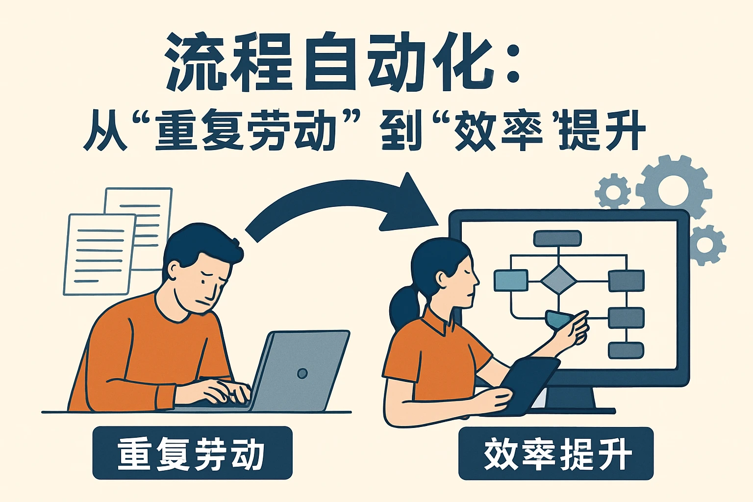 2. 流程自动化：从“重复劳动”到“效率提升”