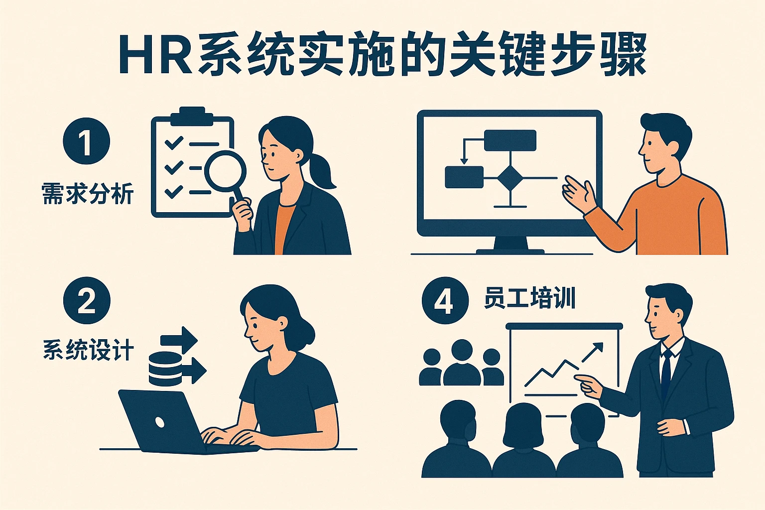 HR系统实施的关键步骤