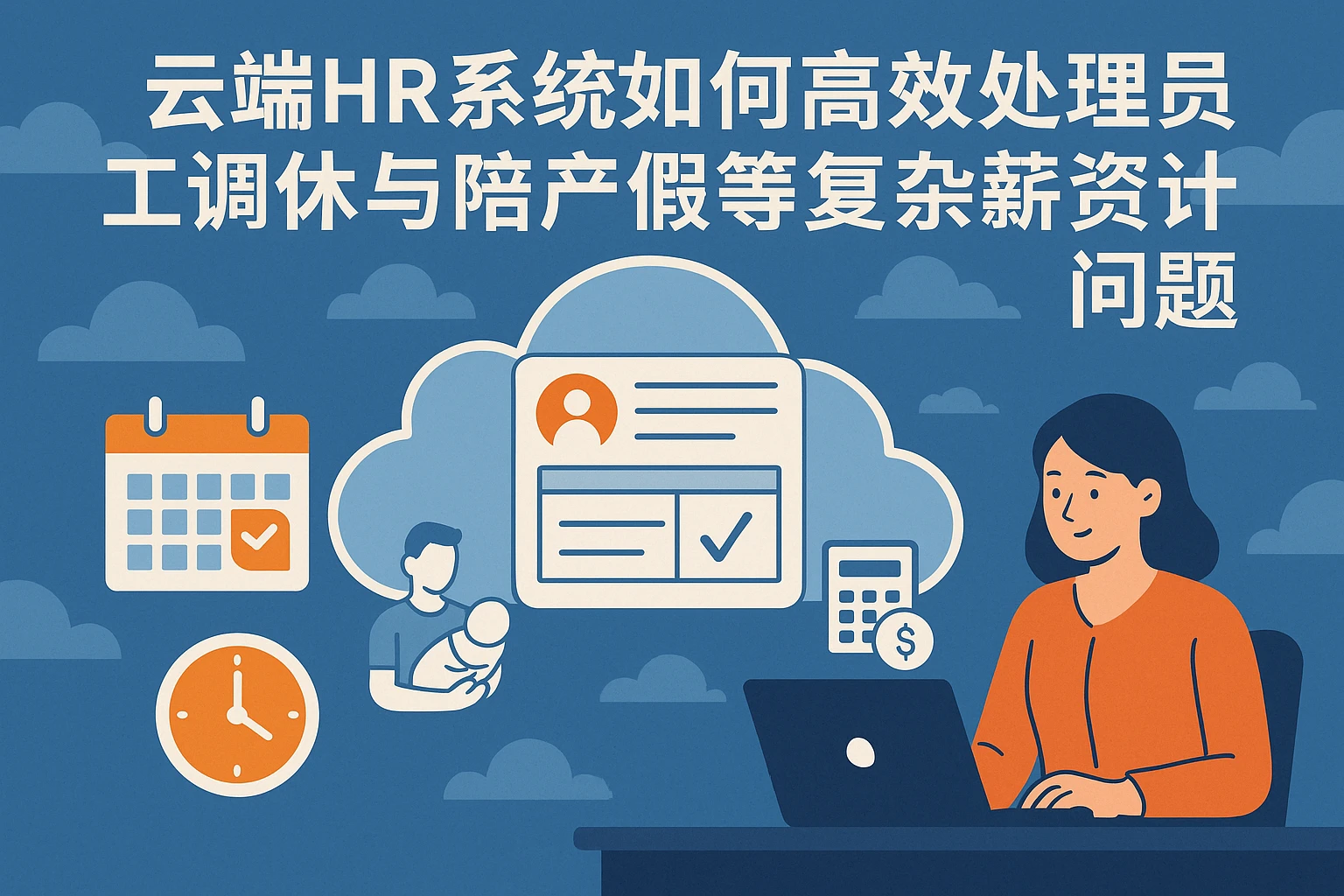 云端HR系统如何高效处理员工调休与陪产假等复杂薪资计算问题
