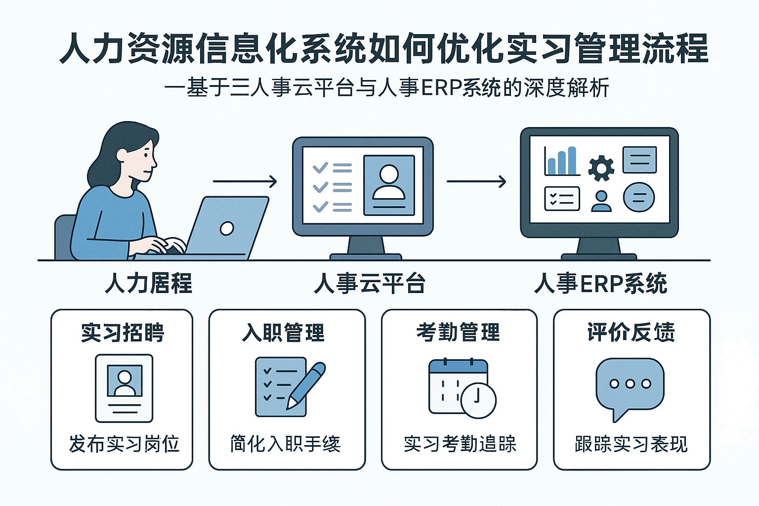 人力资源信息化系统如何优化实习管理流程——基于人事云平台与人事ERP系统的深度解析