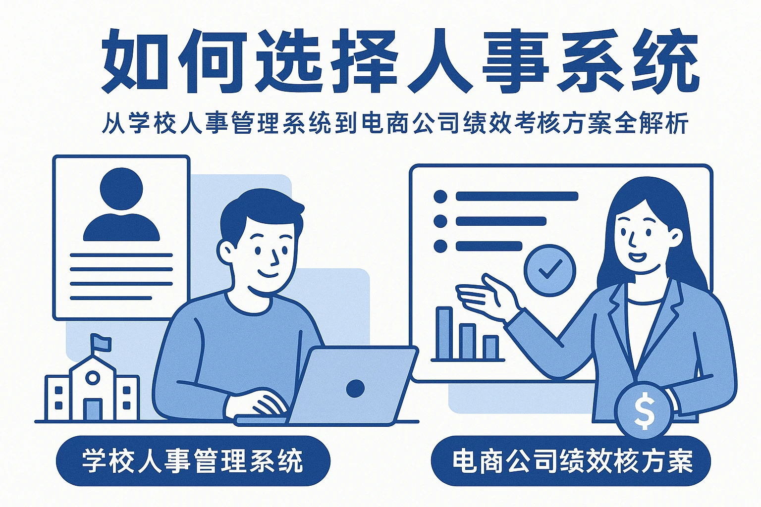 如何选择人事系统：从学校人事管理系统到电商公司绩效考核方案全解析