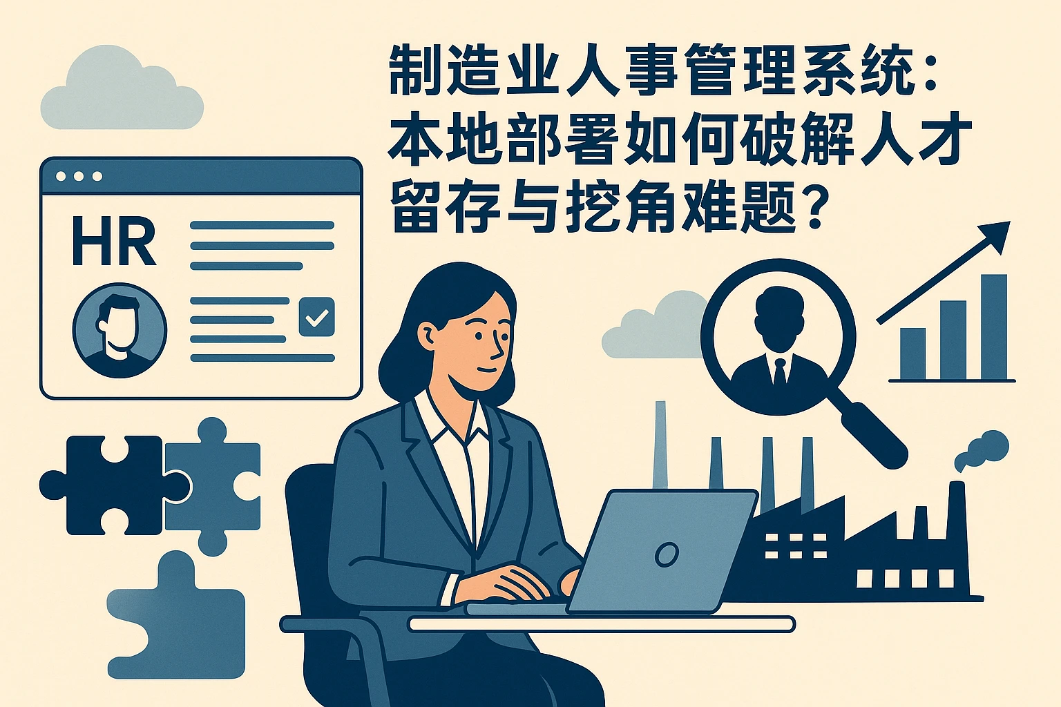 制造业人事管理系统：本地部署如何破解人才留存与挖角难题？