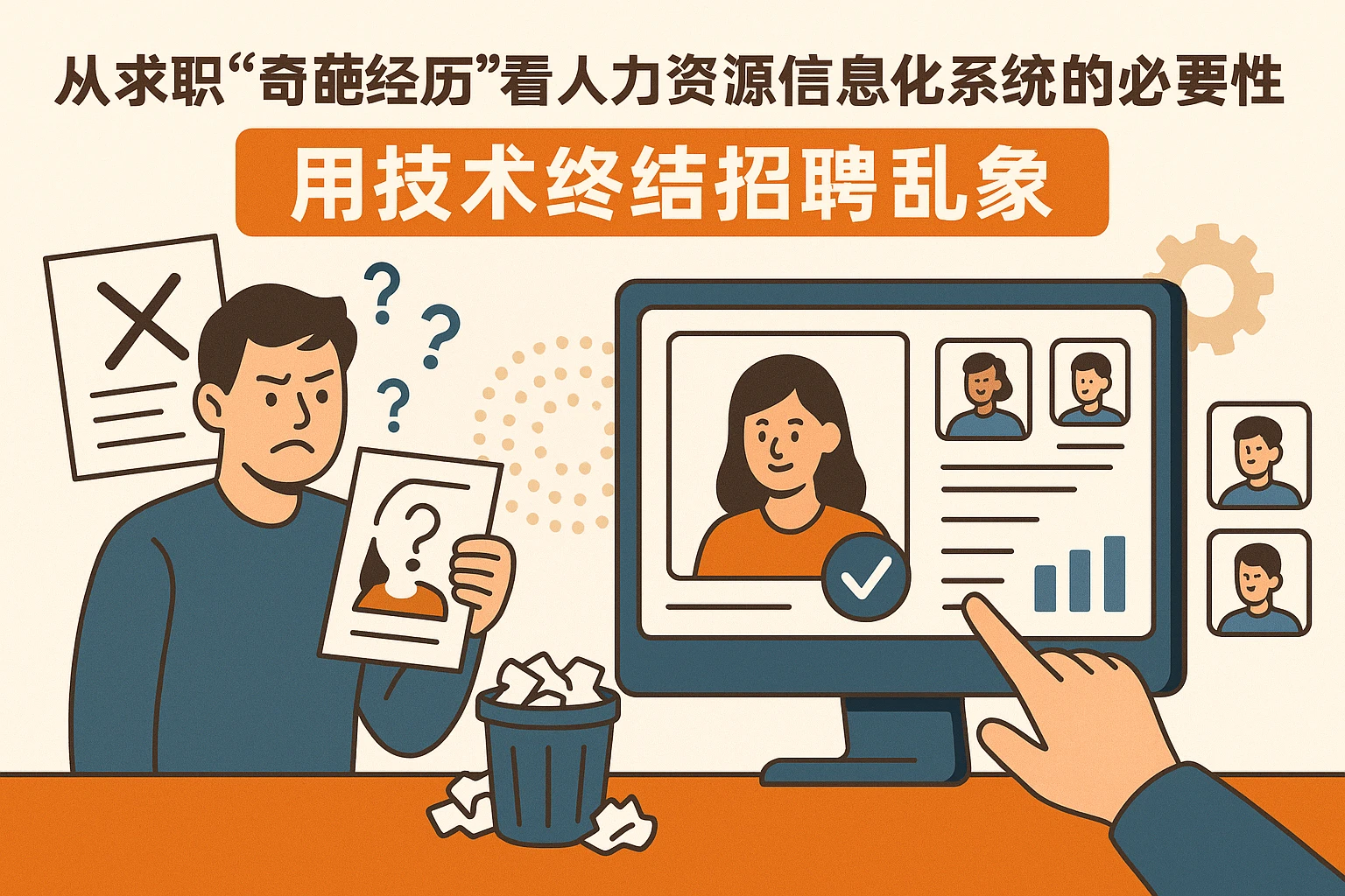 从求职“奇葩经历”看人力资源信息化系统的必要性:用技术终结招聘乱象