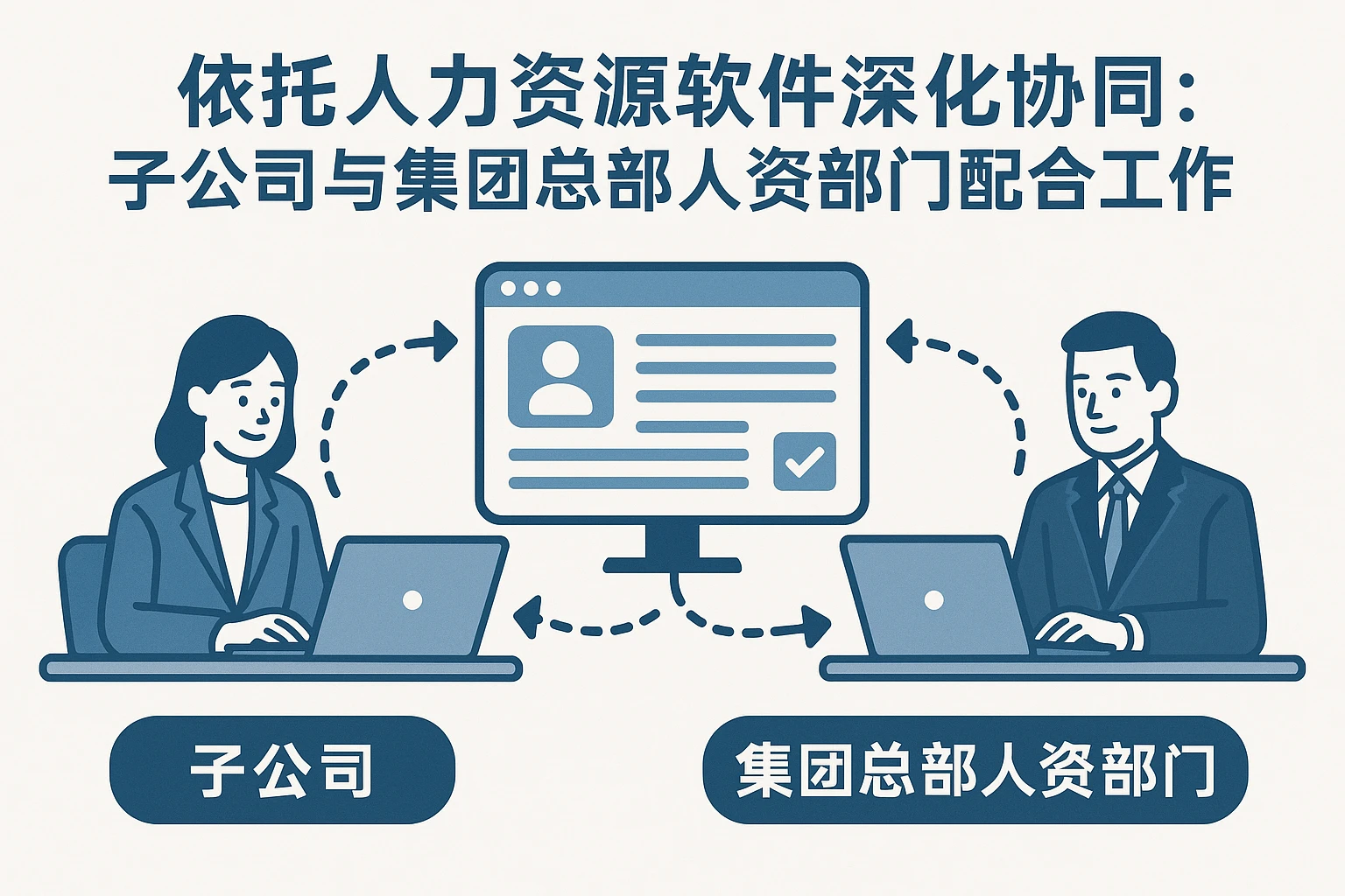 依托人力资源软件深化协同：子公司与集团总部人资部门配合工作指南