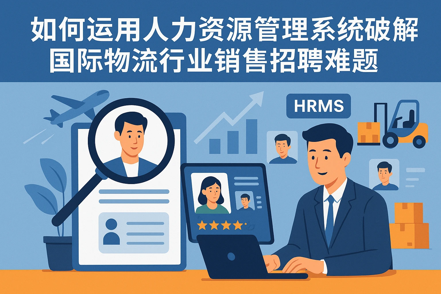 如何运用人力资源管理系统破解国际物流行业销售招聘难题
