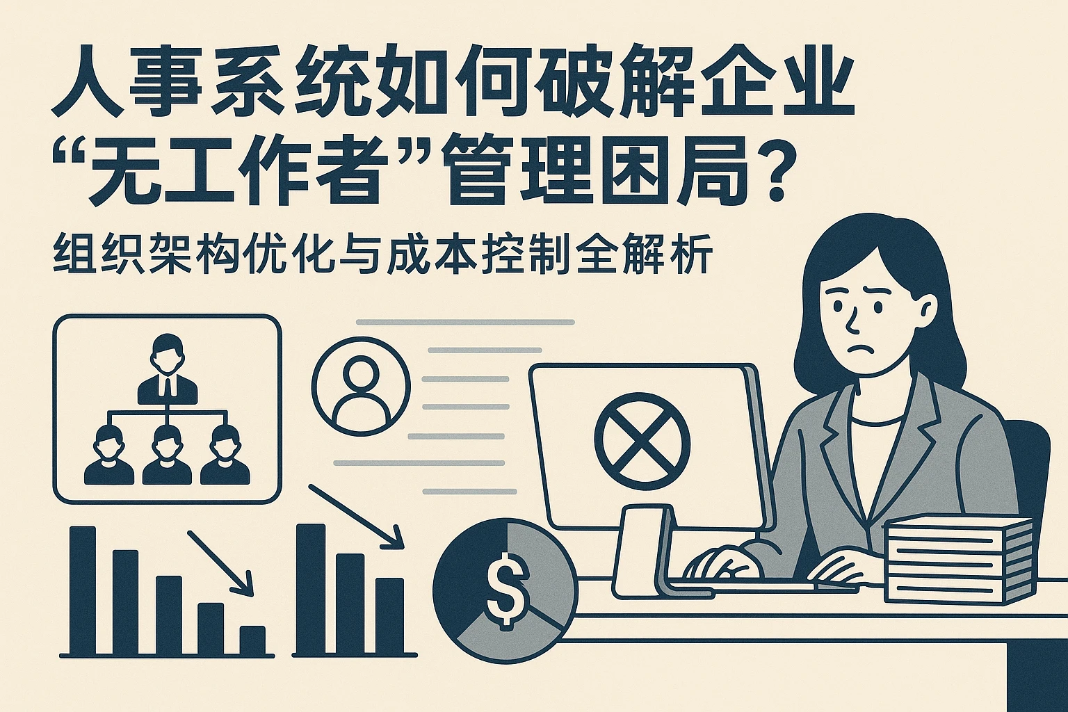 人事系统如何破解企业“无工作者”管理困局？组织架构优化与成本控制全解析