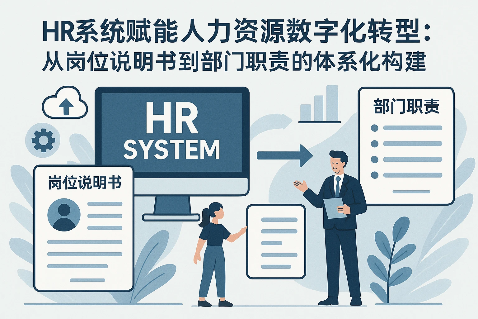 HR系统赋能人力资源数字化转型：从岗位说明书到部门职责的体系化构建