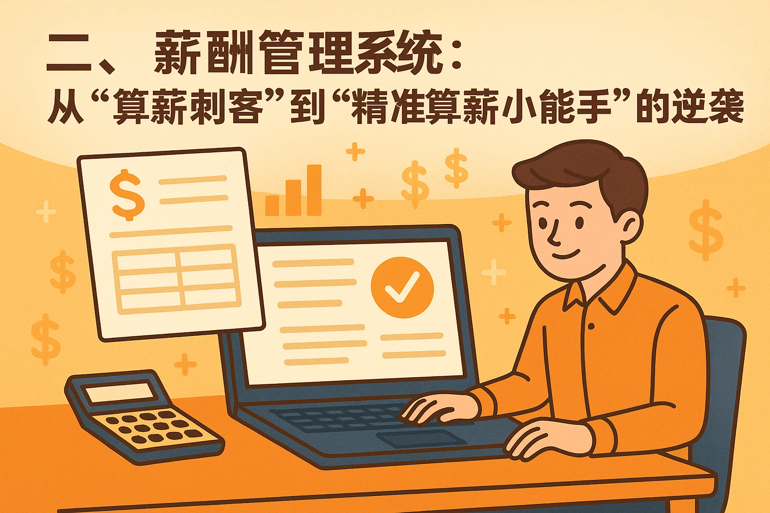 二、薪酬管理系统：从“算薪刺客”到“精准算薪小能手”的逆袭