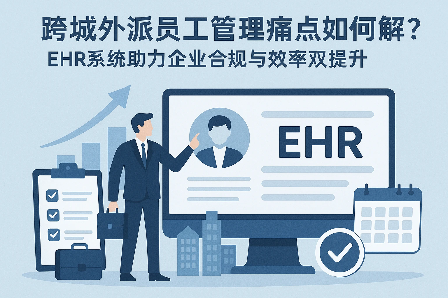 跨城外派员工管理痛点如何解?EHR系统助力企业合规与效率双提升