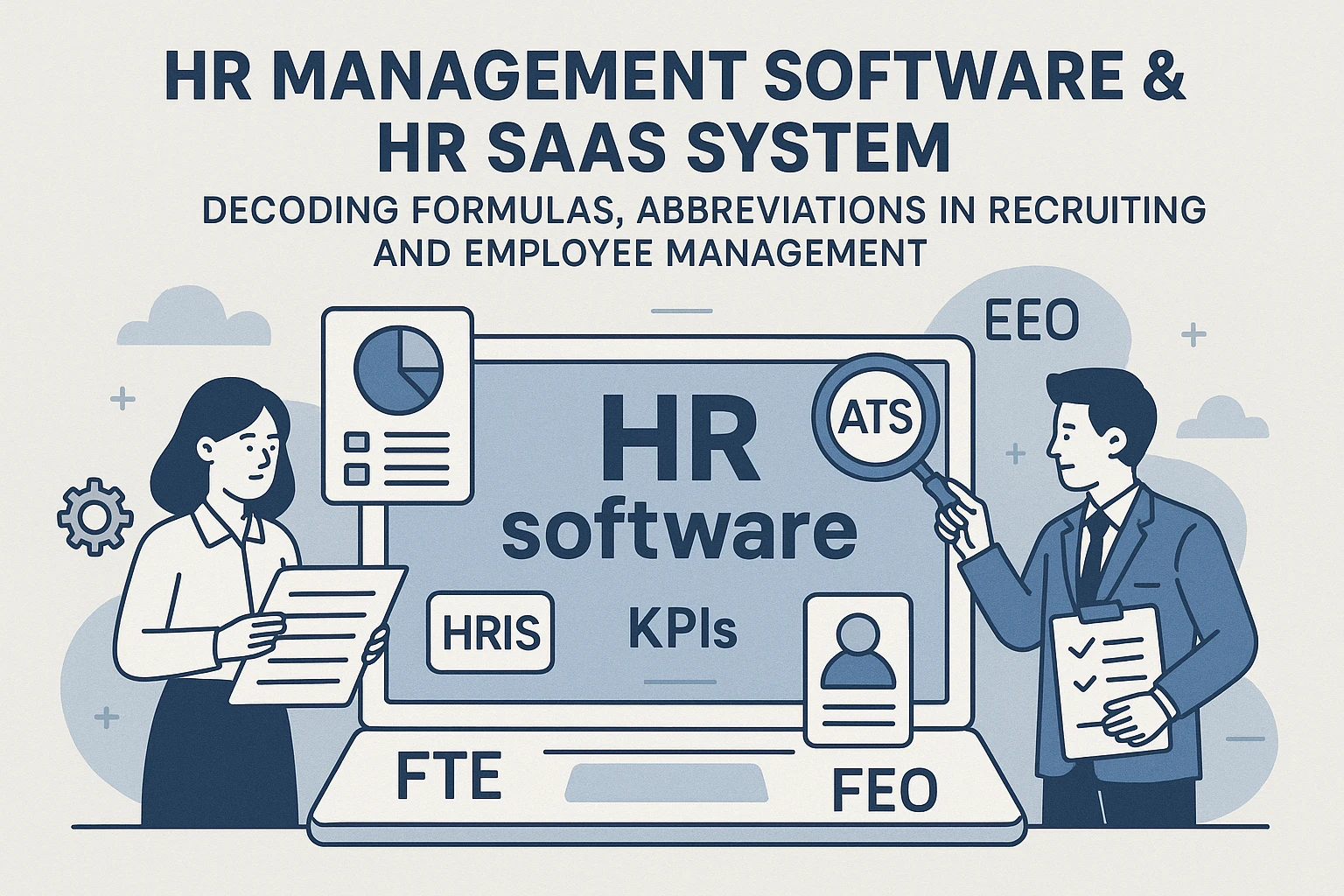 HR管理软件与人事SaaS系统：破解招聘与员工管理中的公式、缩写难题