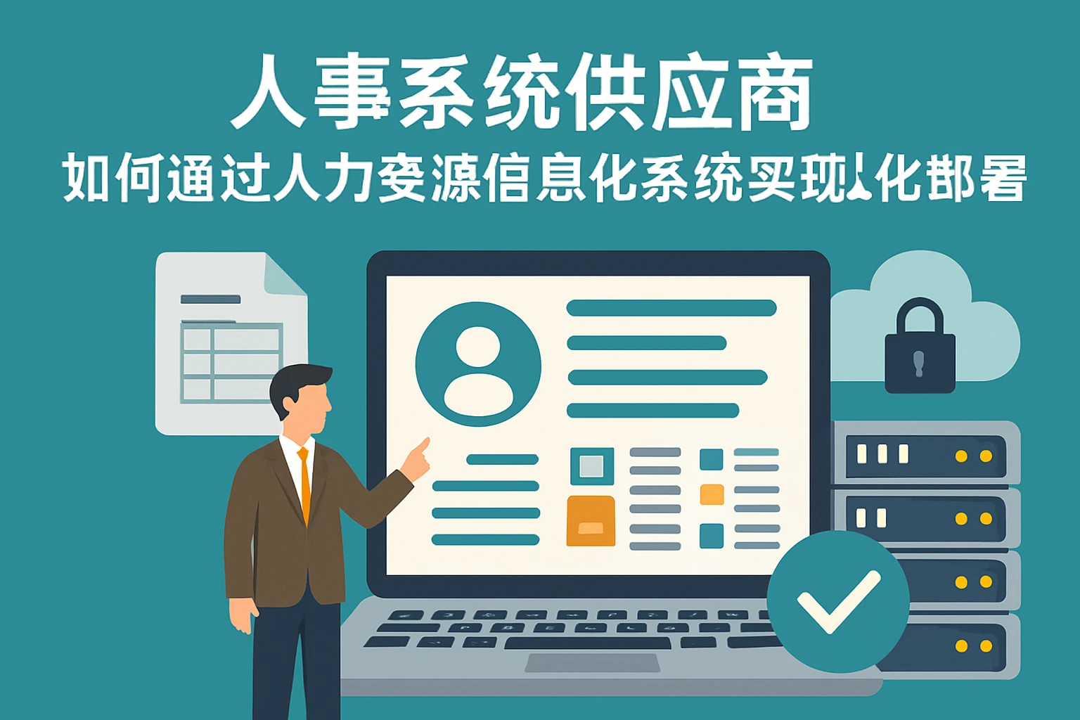 人事系统供应商如何通过人力资源信息化系统实现私有化部署