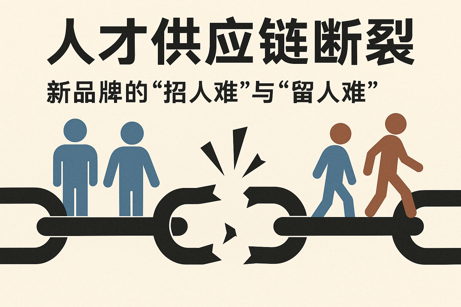 2. 人才供应链断裂：新品牌的“招人难”与“留人难”