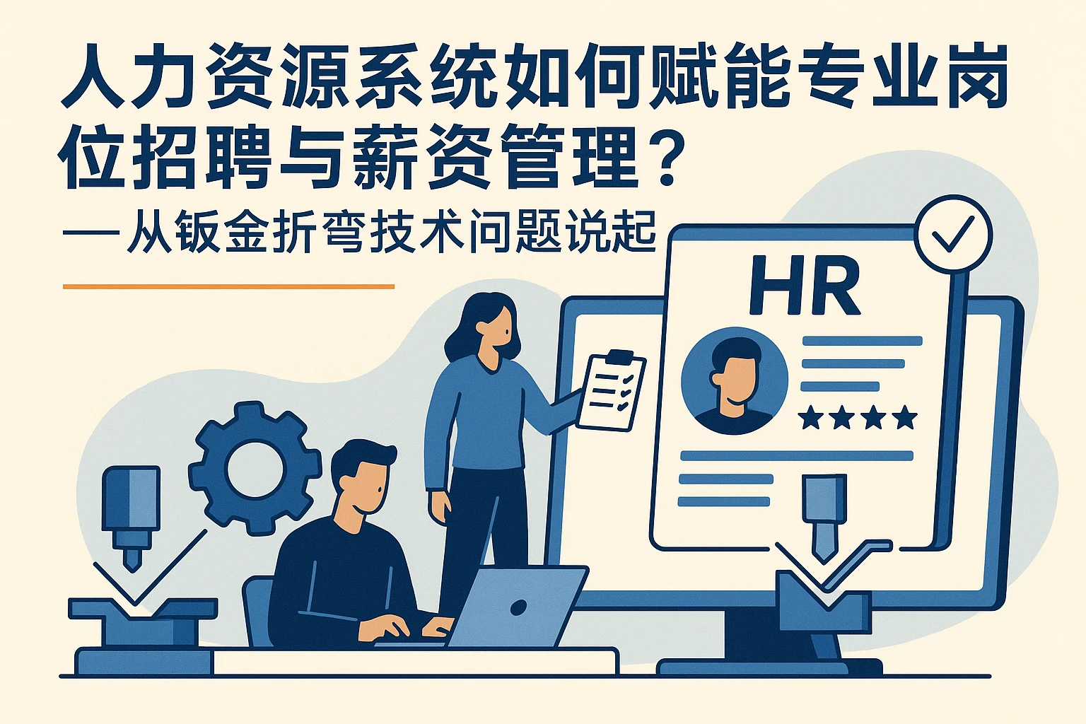 人力资源系统如何赋能专业岗位招聘与薪资管理？——从钣金折弯技术问题说起