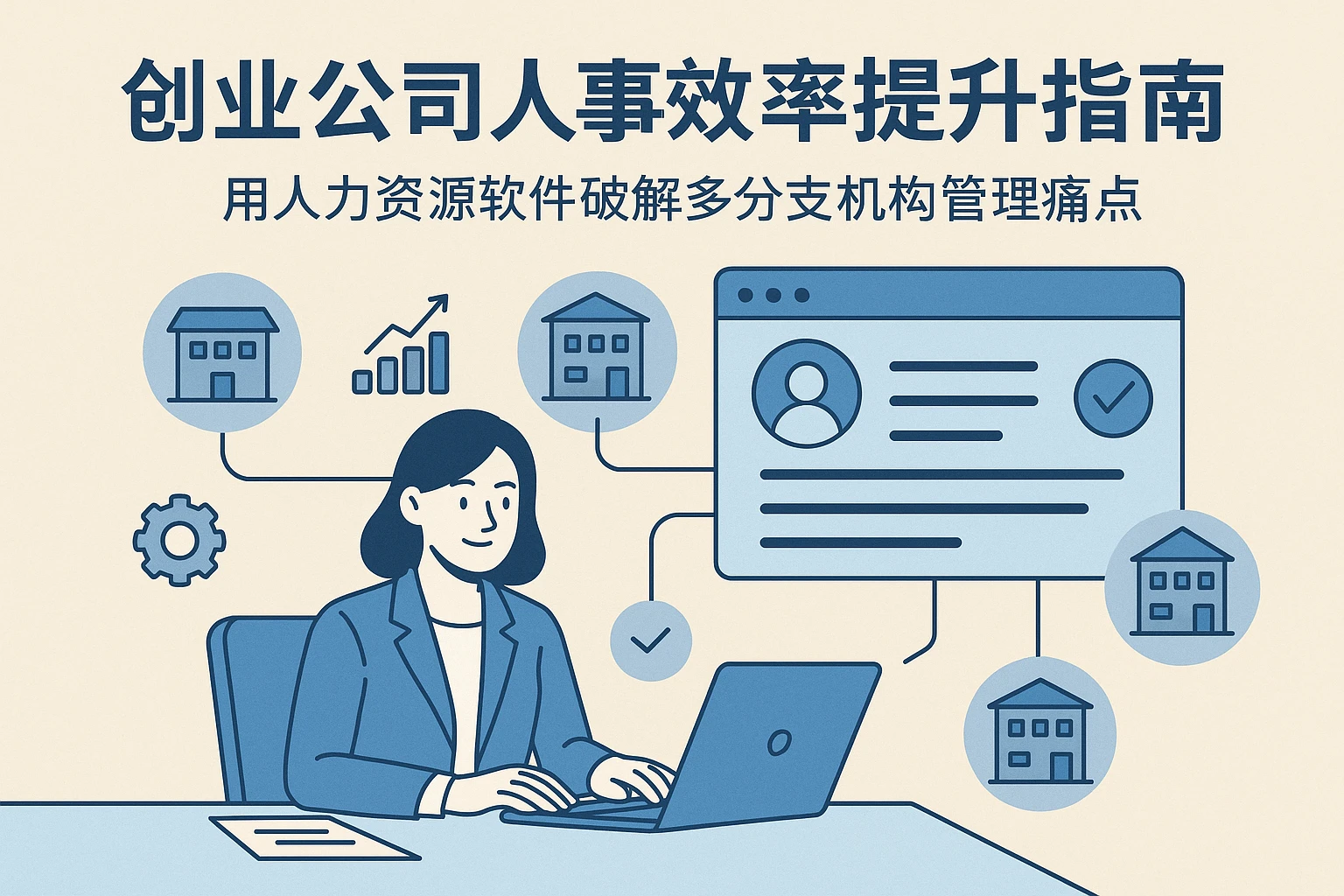 创业公司人事效率提升指南:用人力资源软件破解多分支机构管理痛点