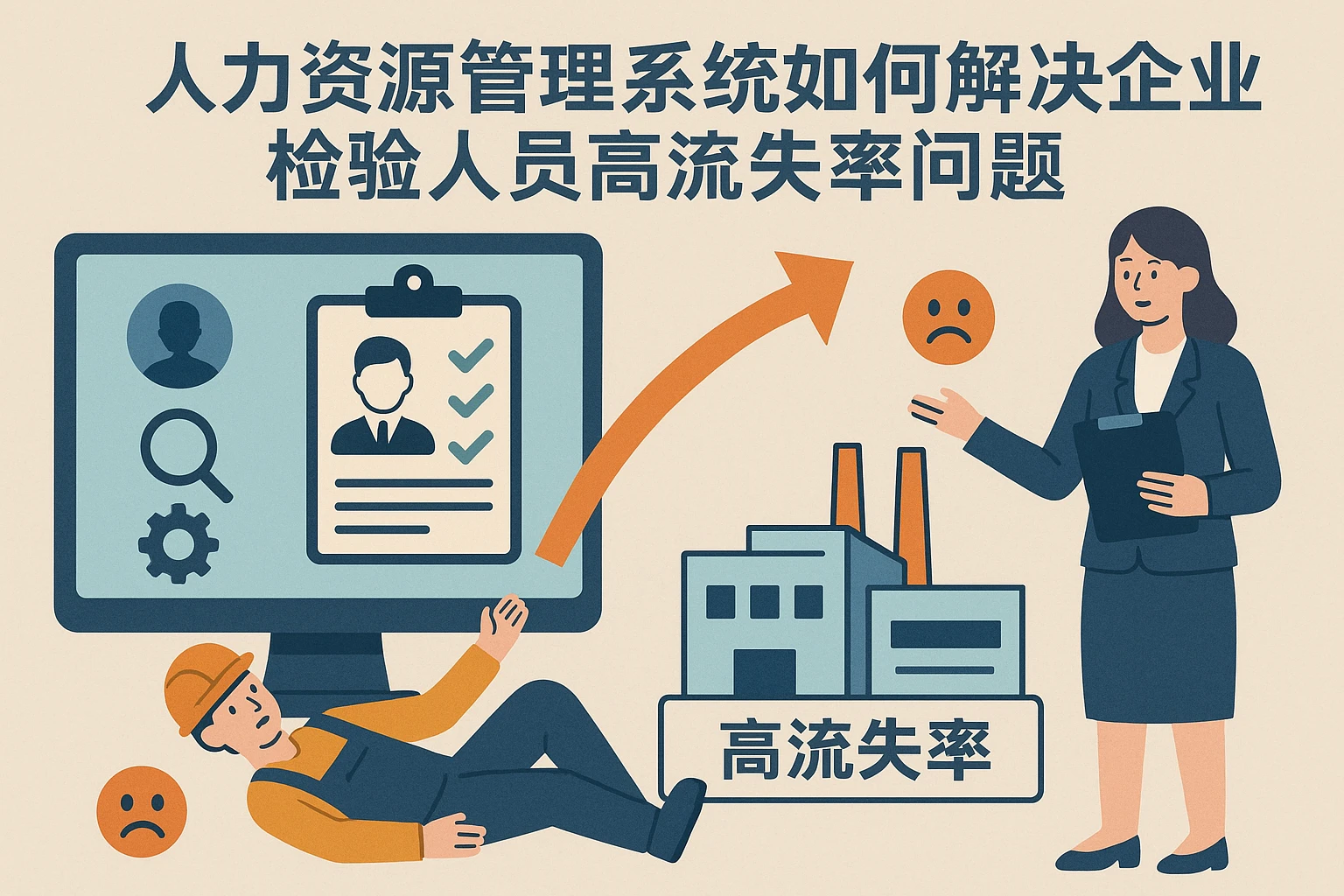 人力资源管理系统如何解决制造企业检验人员高流失率问题