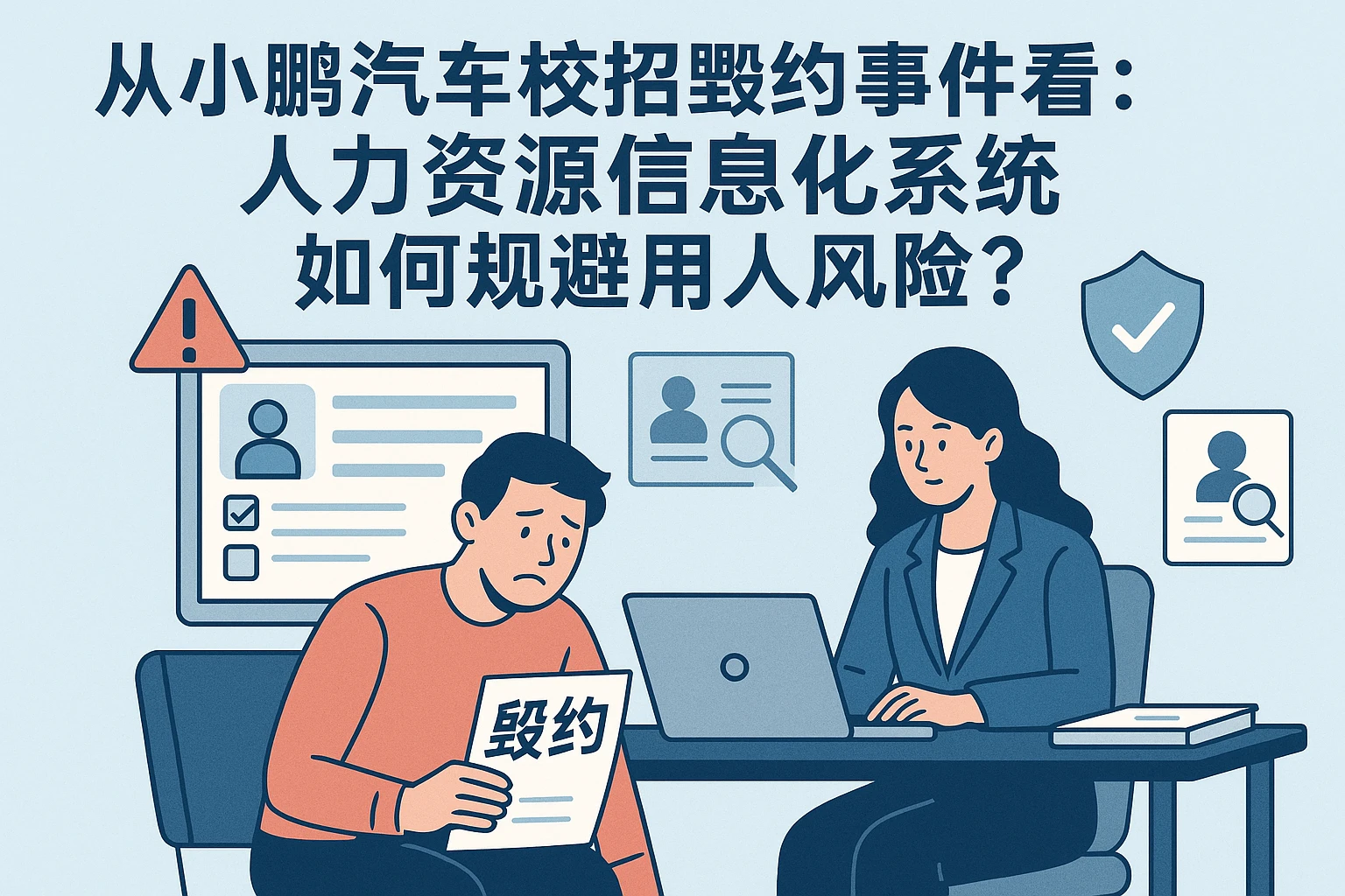 从小鹏汽车校招毁约事件看：人力资源信息化系统如何规避用人风险？