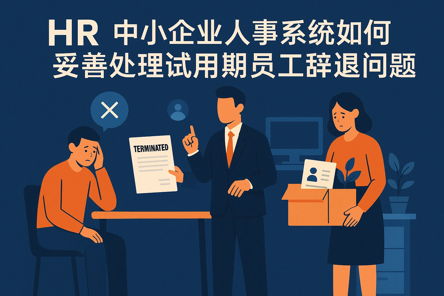 中小企业人事系统如何妥善处理试用期员工辞退问题