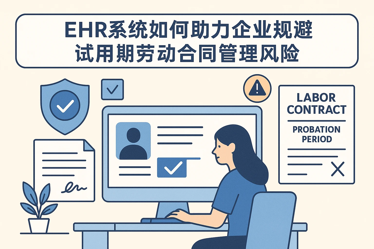 EHR系统如何助力企业规避试用期劳动合同管理风险