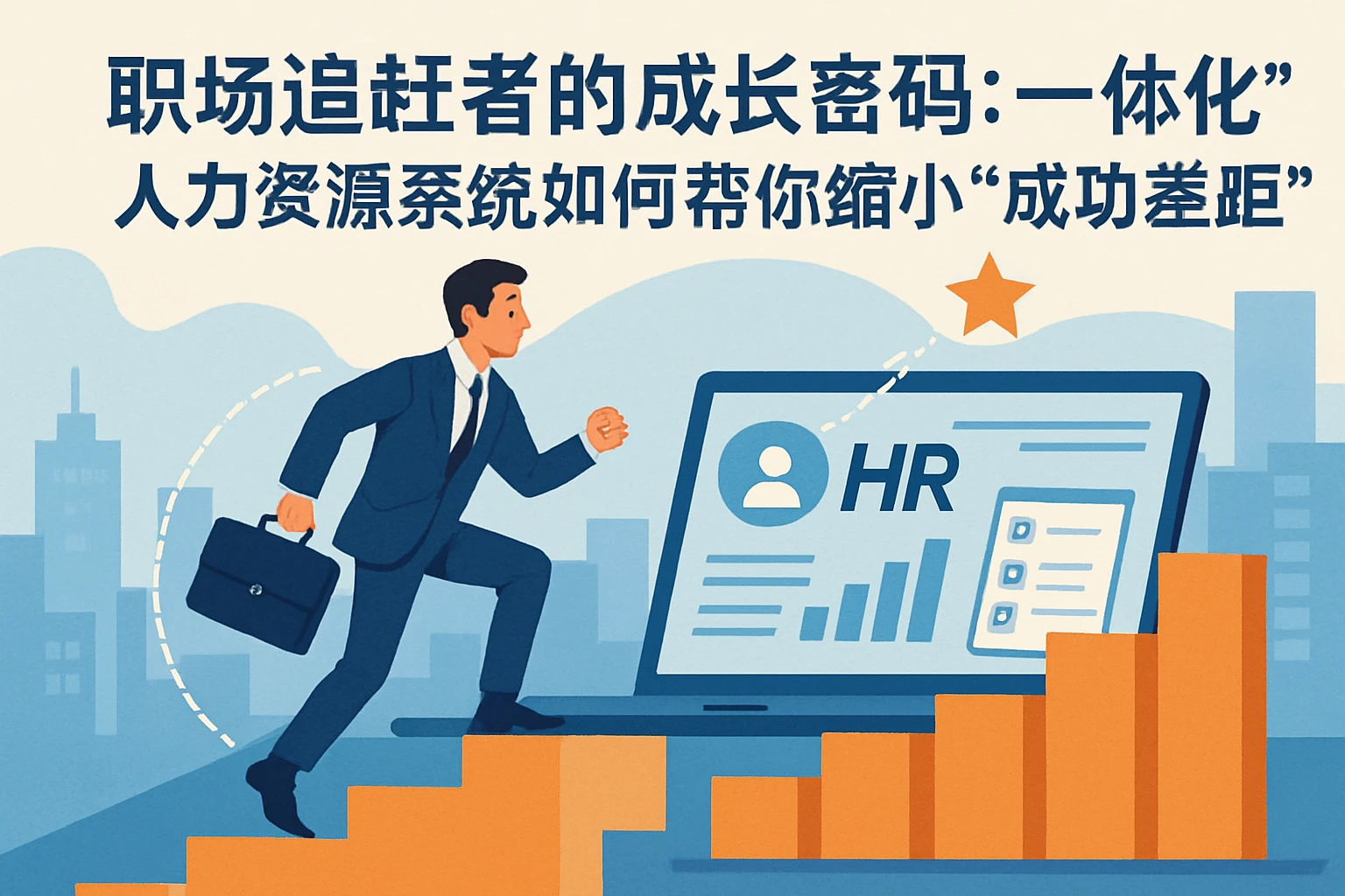 职场追赶者的成长密码:一体化人力资源系统如何帮你缩小“成功差距”