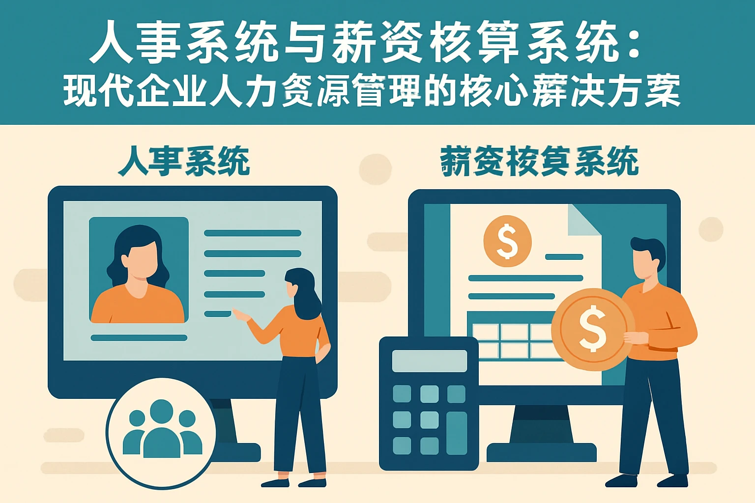 人事系统与薪资核算系统:现代企业人力资源管理的核心解决方案