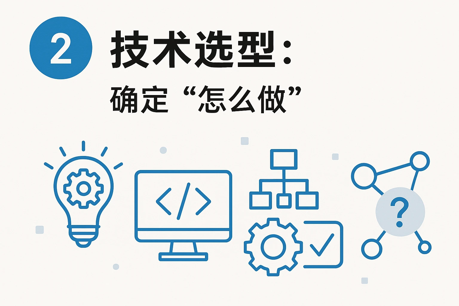 2. 技术选型：确定“怎么做”