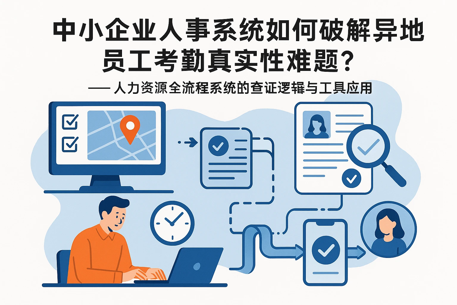 中小企业人事系统如何破解异地员工考勤真实性难题？——人力资源全流程系统的查证逻辑与工具应用
