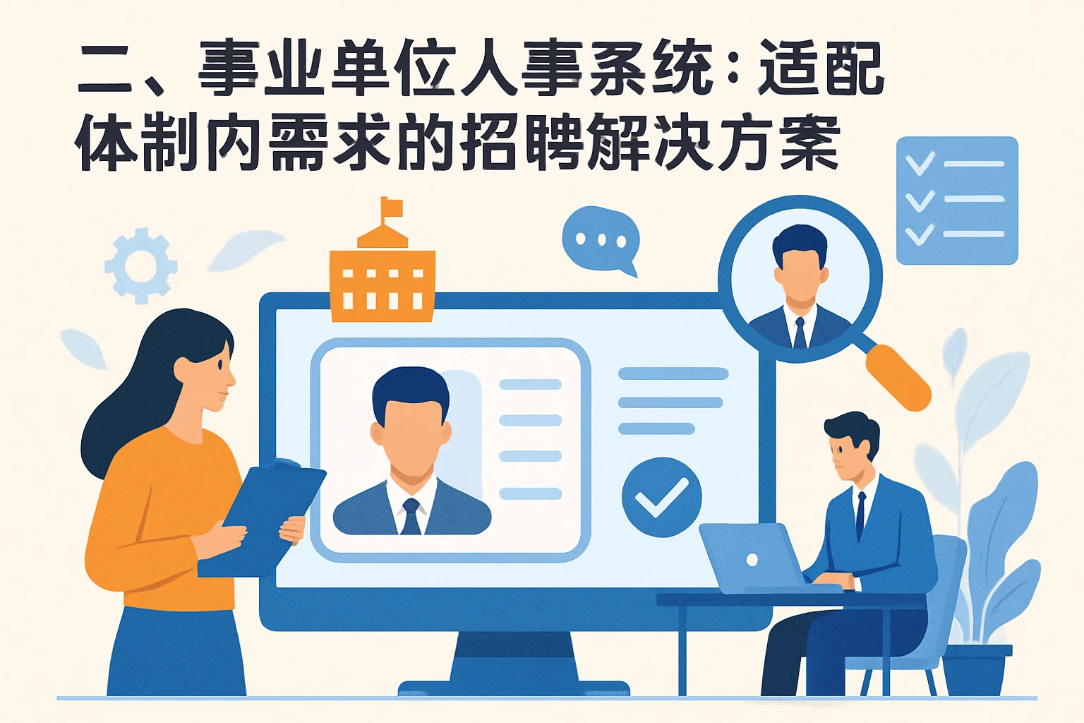 二、事业单位人事系统：适配体制内需求的招聘解决方案