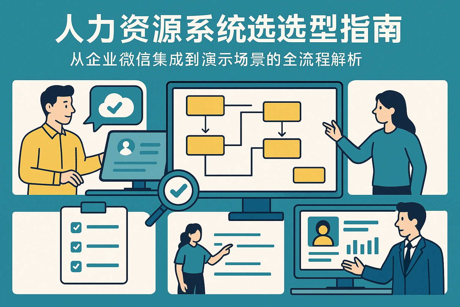 人力资源系统选型指南：从企业微信集成到演示场景的全流程解析