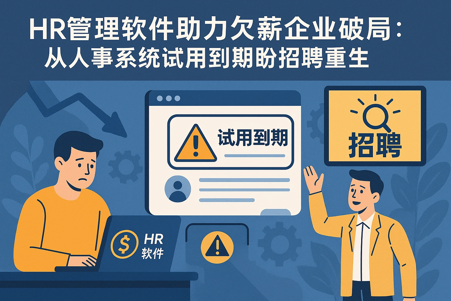 HR管理软件助力欠薪企业破局:从人事系统试用到期盼招聘重生