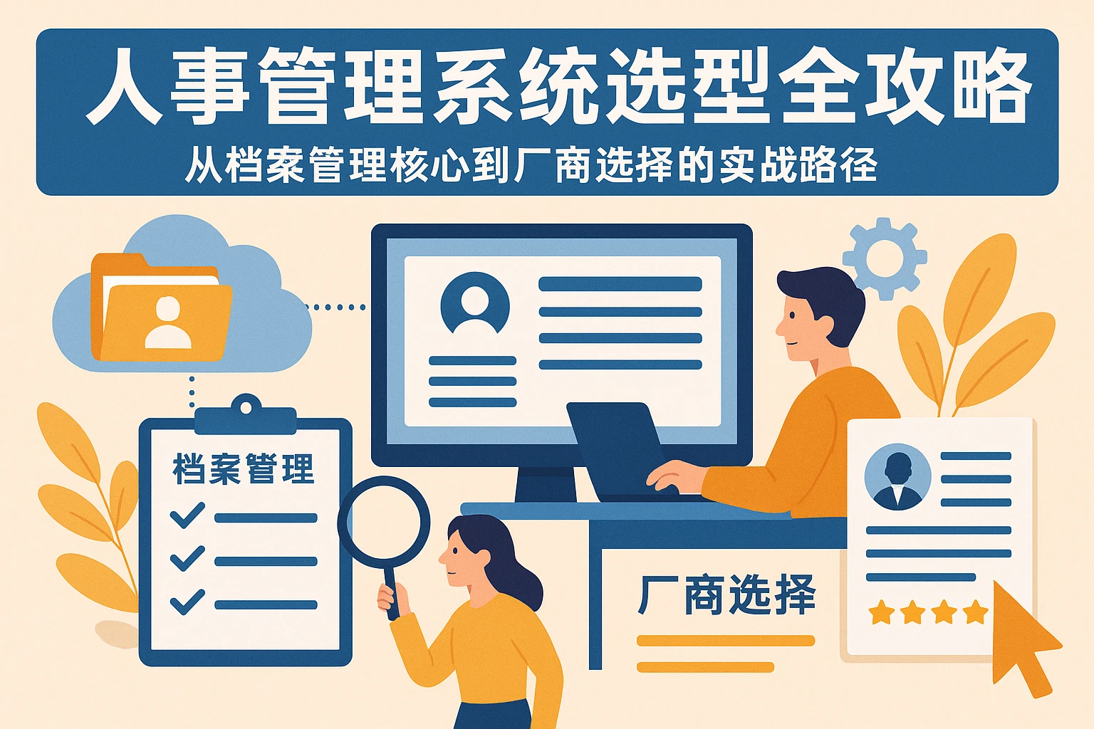 人事管理系统选型全攻略:从档案管理核心到厂商选择的实战路径