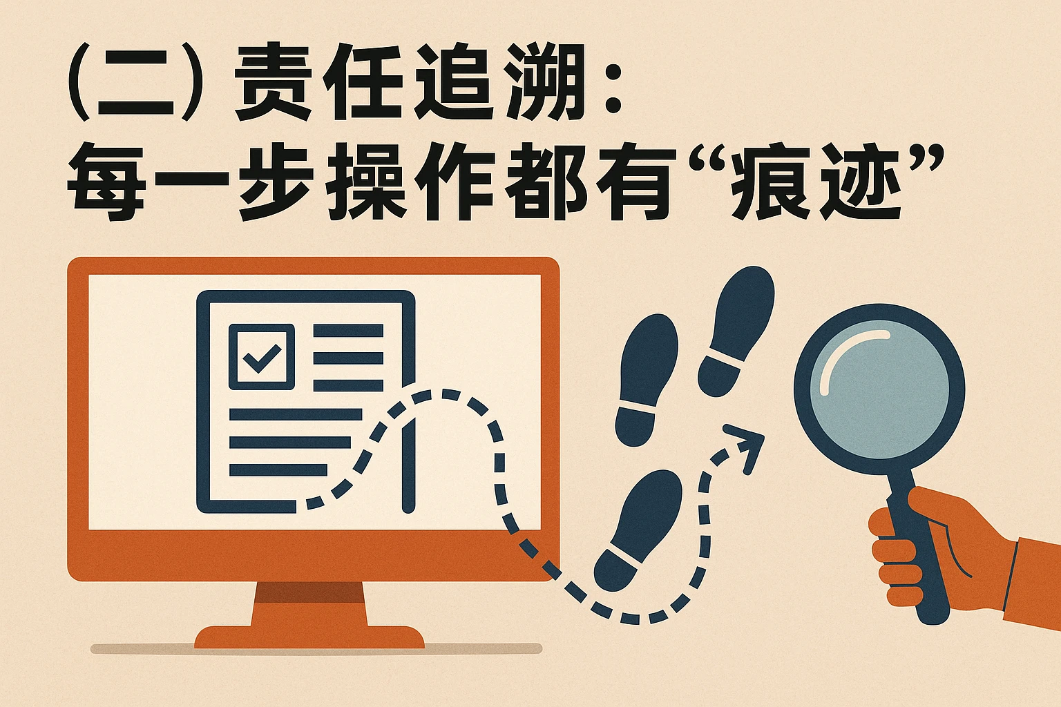 （二）责任追溯：每一步操作都有“痕迹”