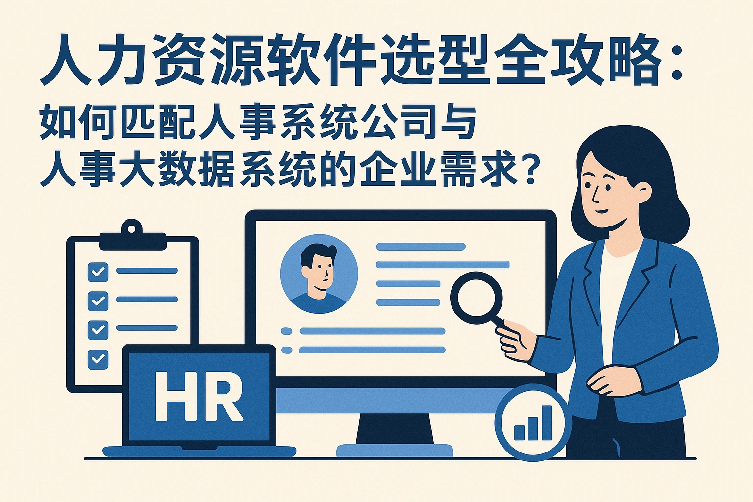 人力资源软件选型全攻略：如何匹配人事系统公司与人事大数据系统的企业需求？