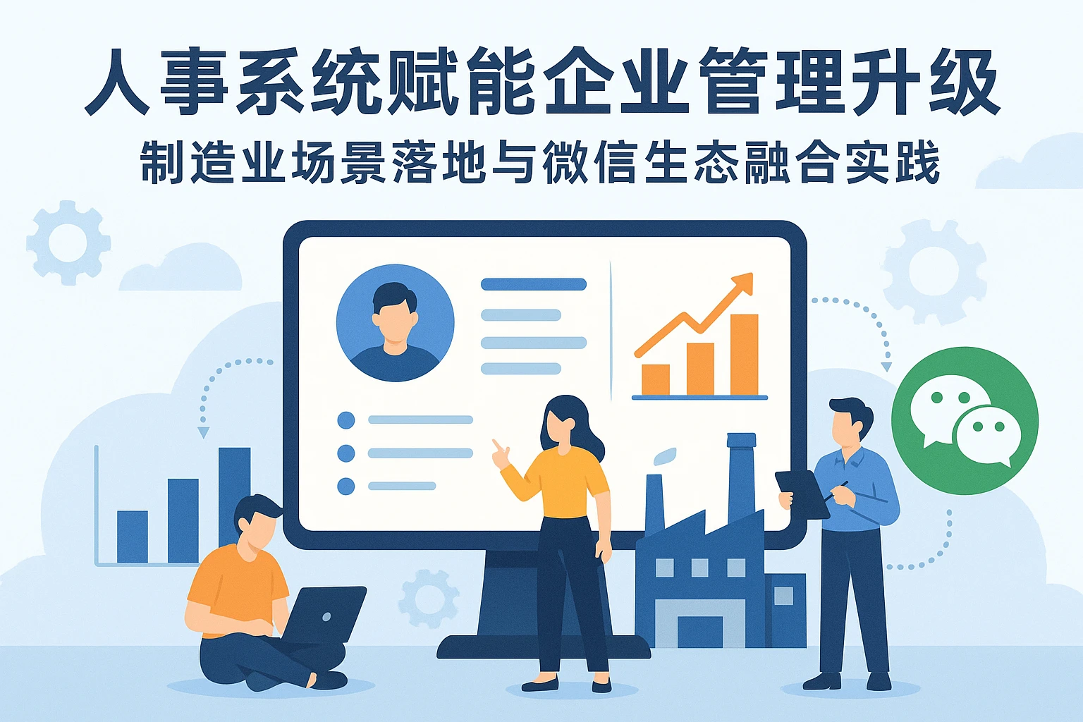 人事系统赋能企业管理升级：制造业场景落地与微信生态融合实践