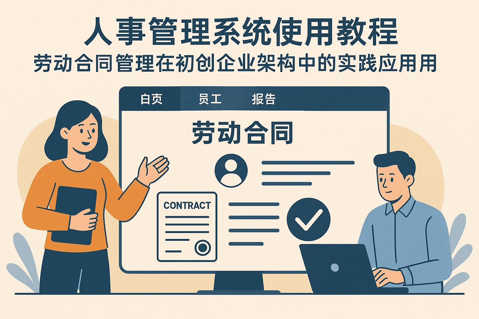 人事管理系统使用教程：劳动合同管理在初创企业架构中的实践应用