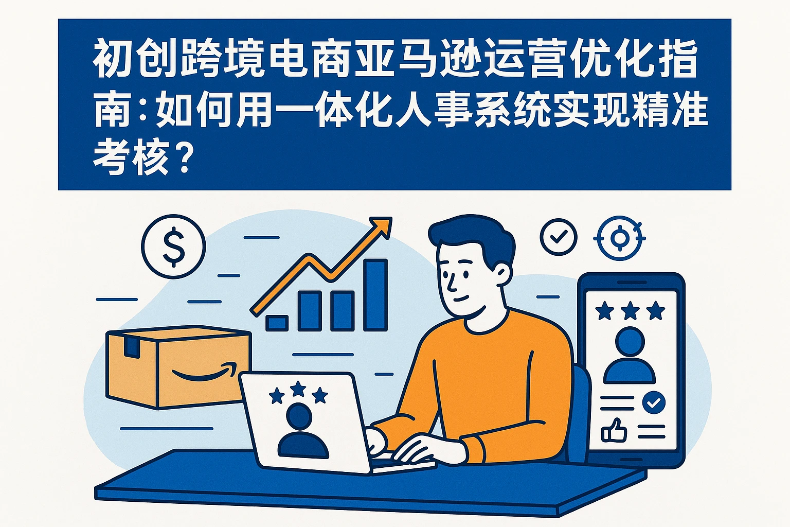 初创跨境电商亚马逊运营绩效优化指南:如何用一体化人事系统实现精准考核?