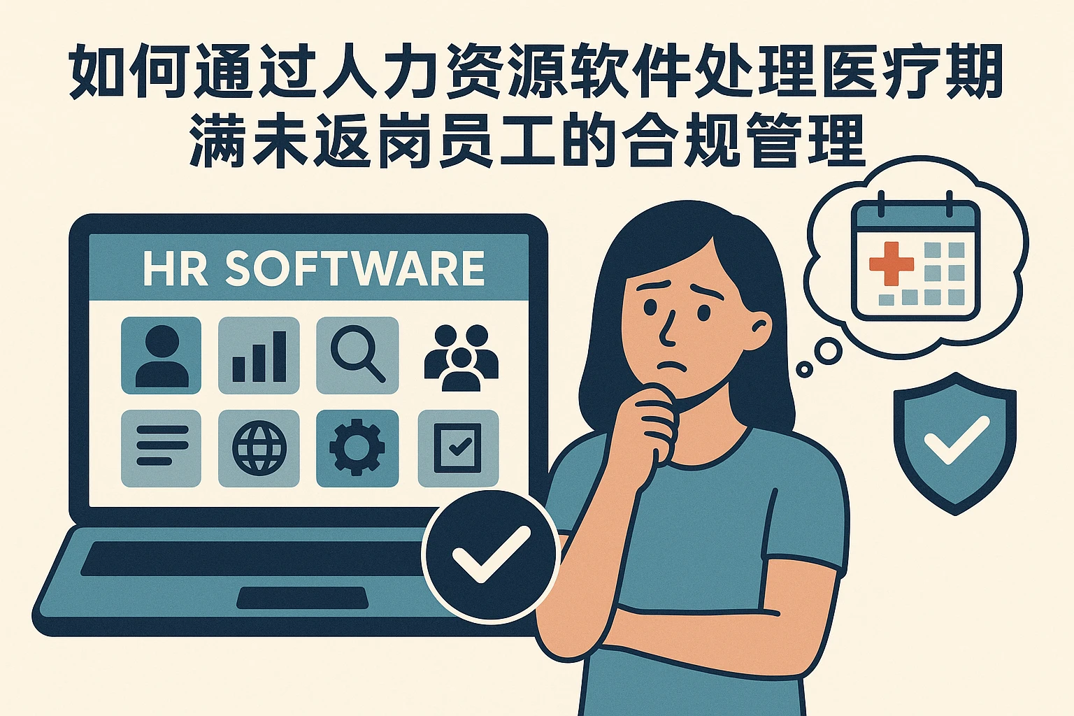 如何通过人力资源软件处理医疗期满未返岗员工的合规管理