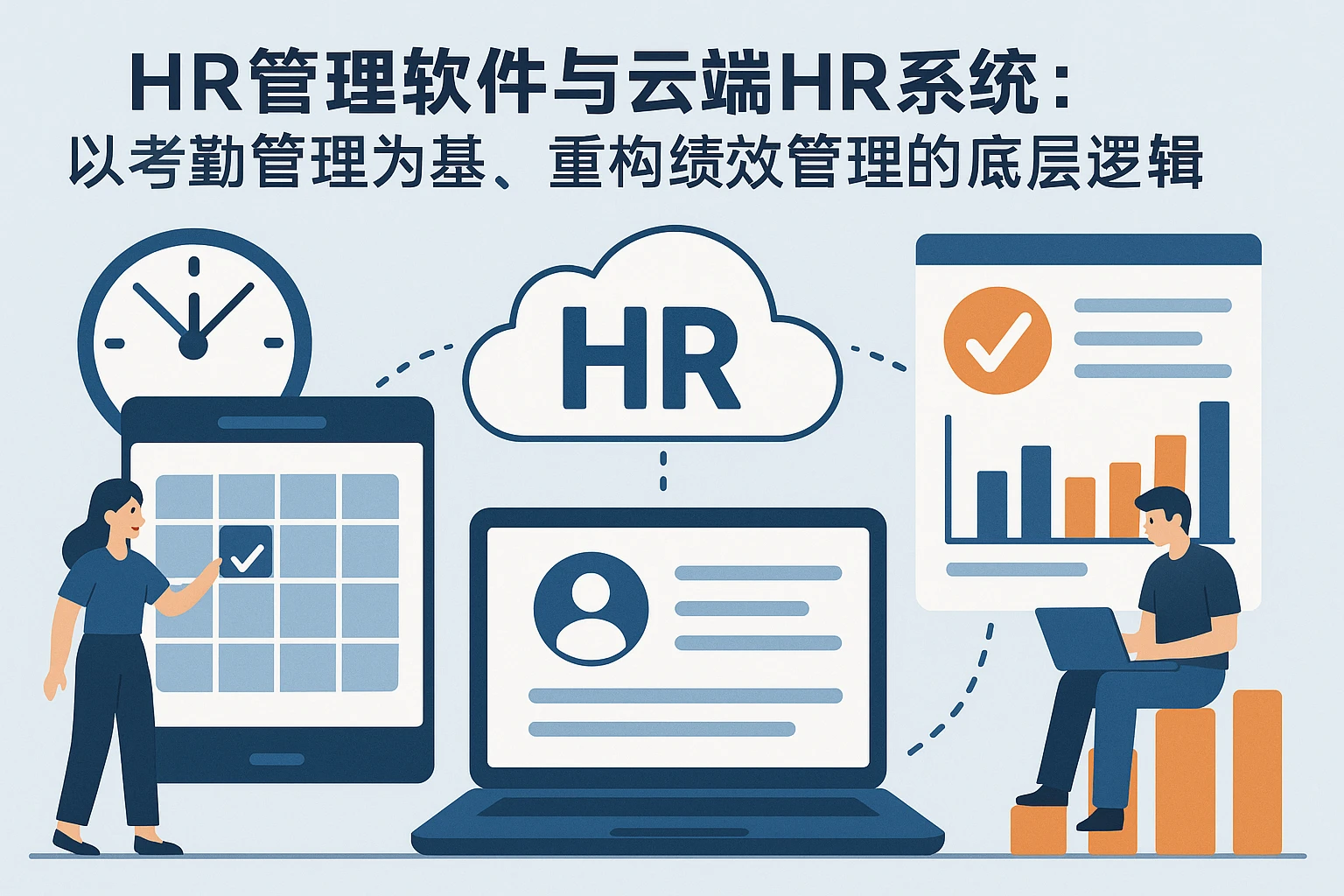 HR管理软件与云端HR系统：以考勤管理为基，重构绩效管理的底层逻辑