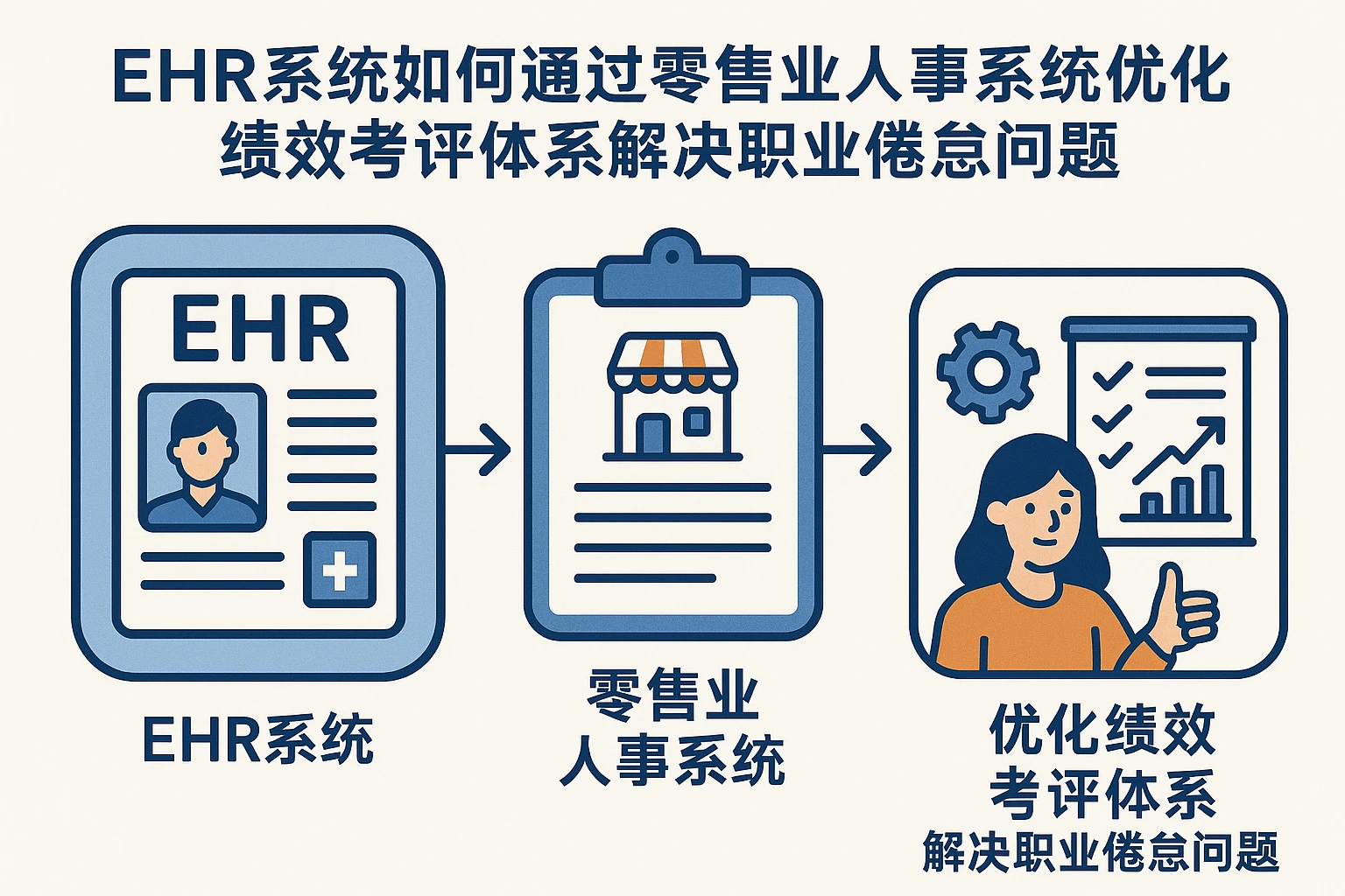 EHR系统如何通过零售业人事系统优化绩效考评体系解决职业倦怠问题