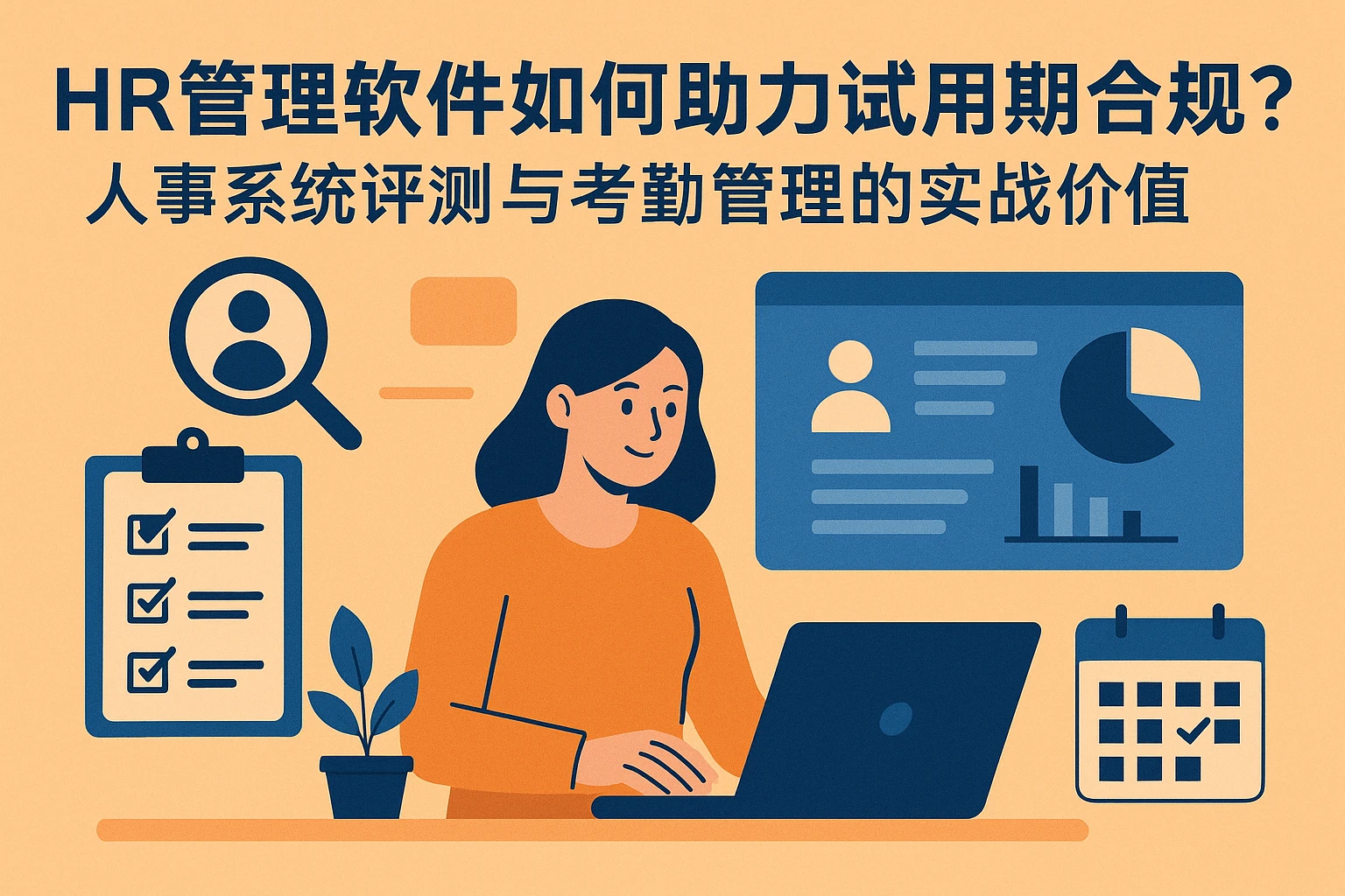 HR管理软件如何助力试用期合规?人事系统评测与考勤管理的实战价值