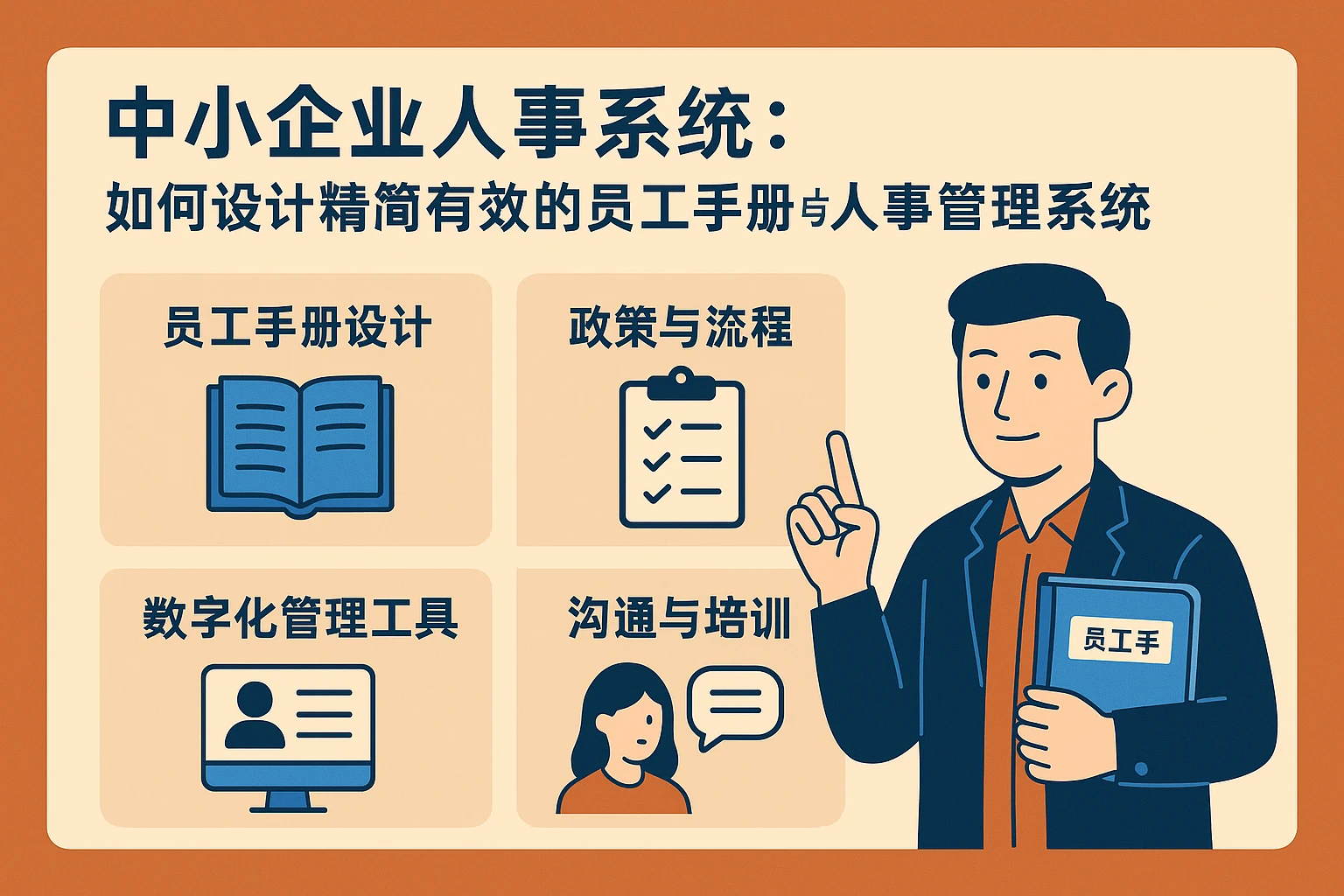 中小企业人事系统:如何设计精简有效的员工手册与人事管理系统