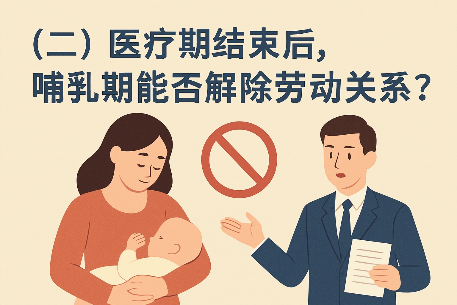 (二)医疗期结束后,哺乳期能否解除劳动关系?