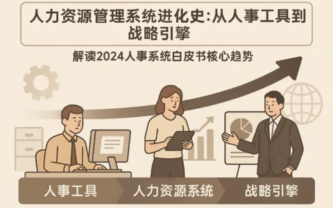 人力资源管理系统进化史：从人事工具到战略引擎——解读2024人事系统白皮书核心趋势