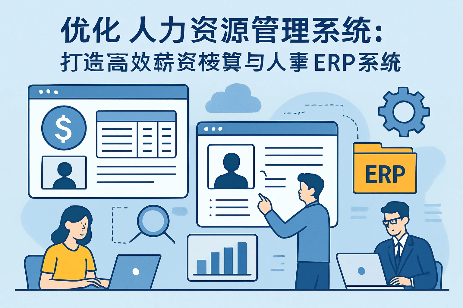 优化人力资源管理系统：打造高效薪资核算与人事ERP系统