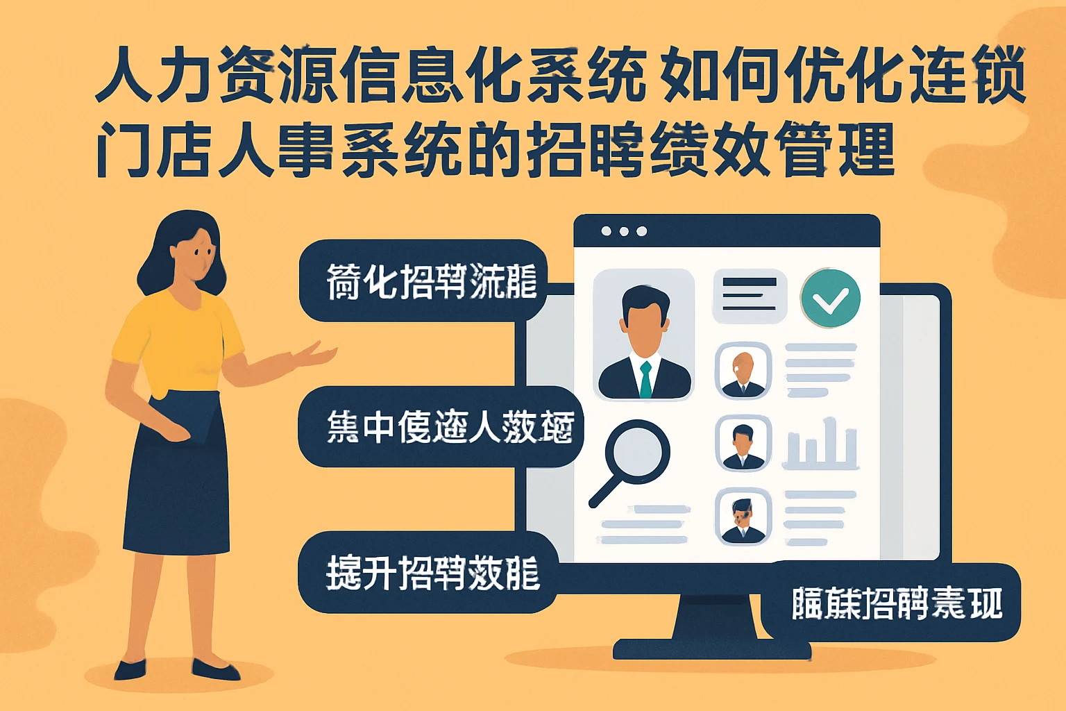 人力资源信息化系统如何优化连锁门店人事系统的招聘绩效管理