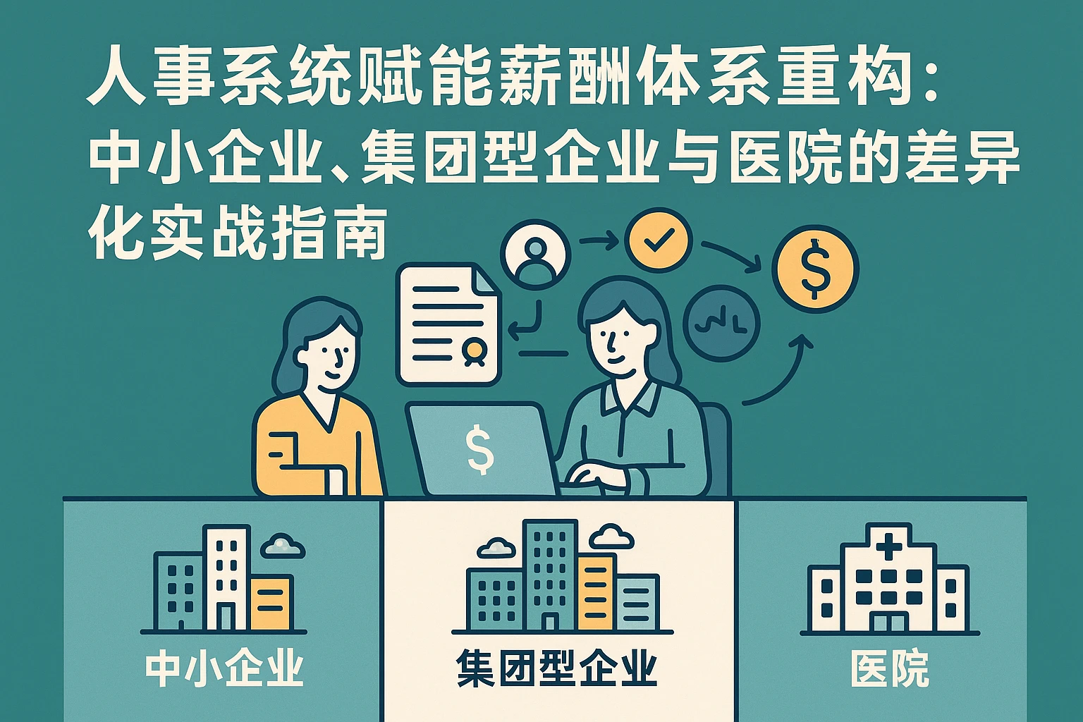 人事系统赋能薪酬体系重构：中小企业、集团型企业与医院的差异化实战指南