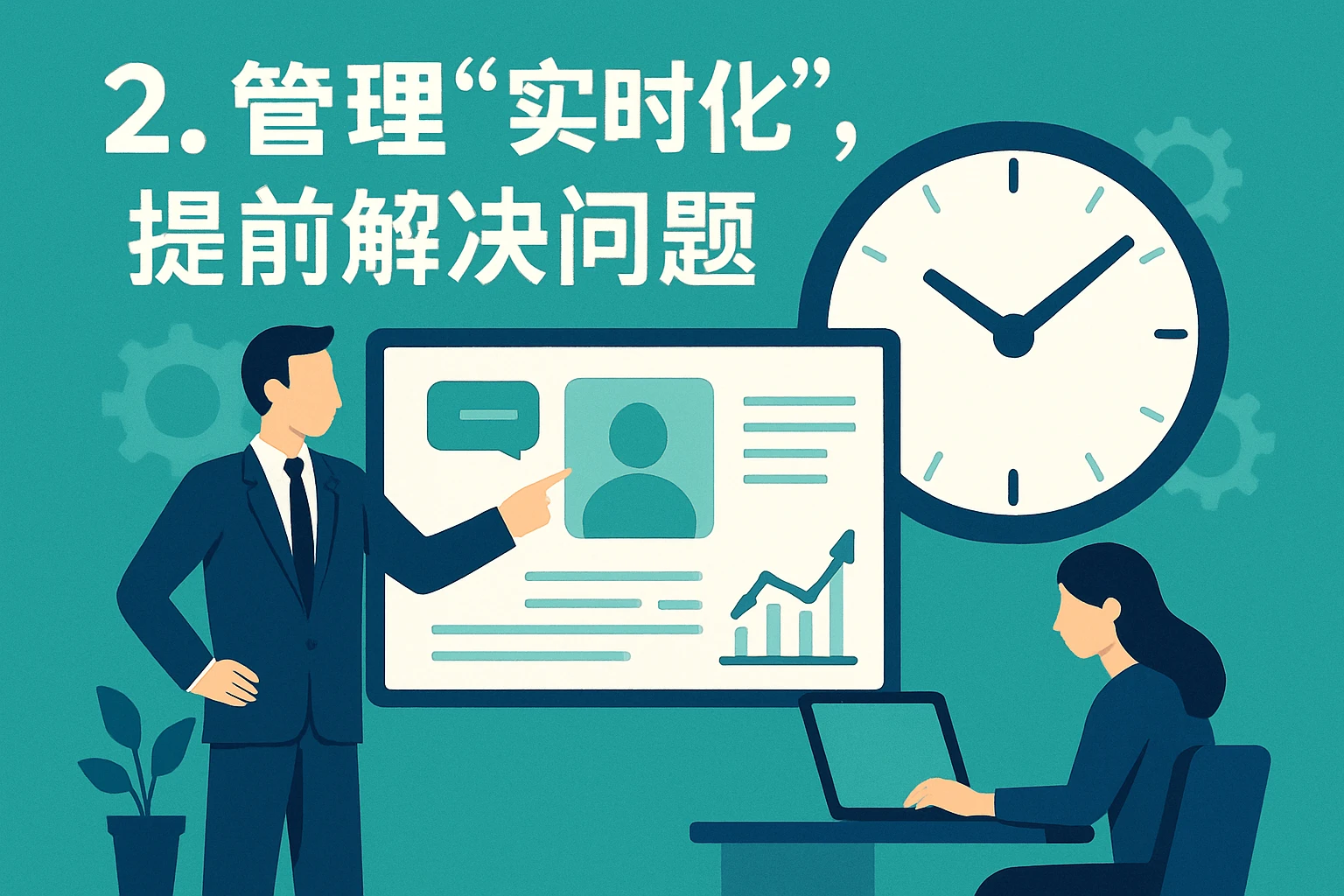 2. 管理“实时化”,提前解决问题
