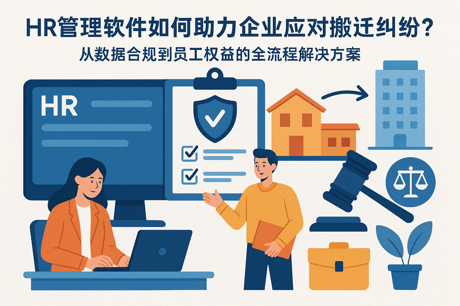 HR管理软件如何助力企业应对搬迁纠纷?从数据合规到员工权益的全流程解决方案