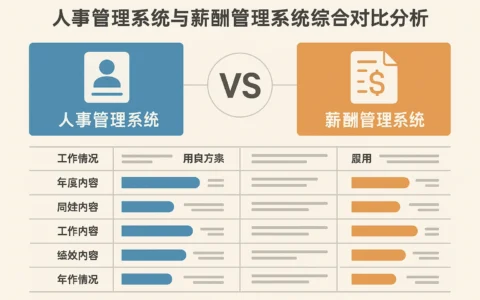人事管理系统与薪酬管理系统综合对比分析
