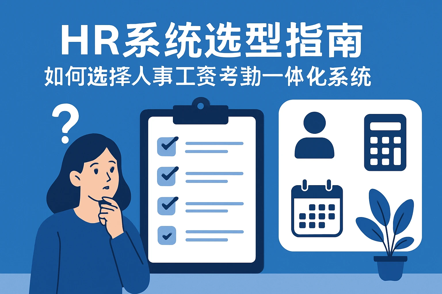 HR系统选型指南:如何选择人事工资考勤一体化系统